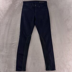 Rag & Bone Skinny Jeans Womens Size 25x29 Dark Blue Wash Stretch Denim